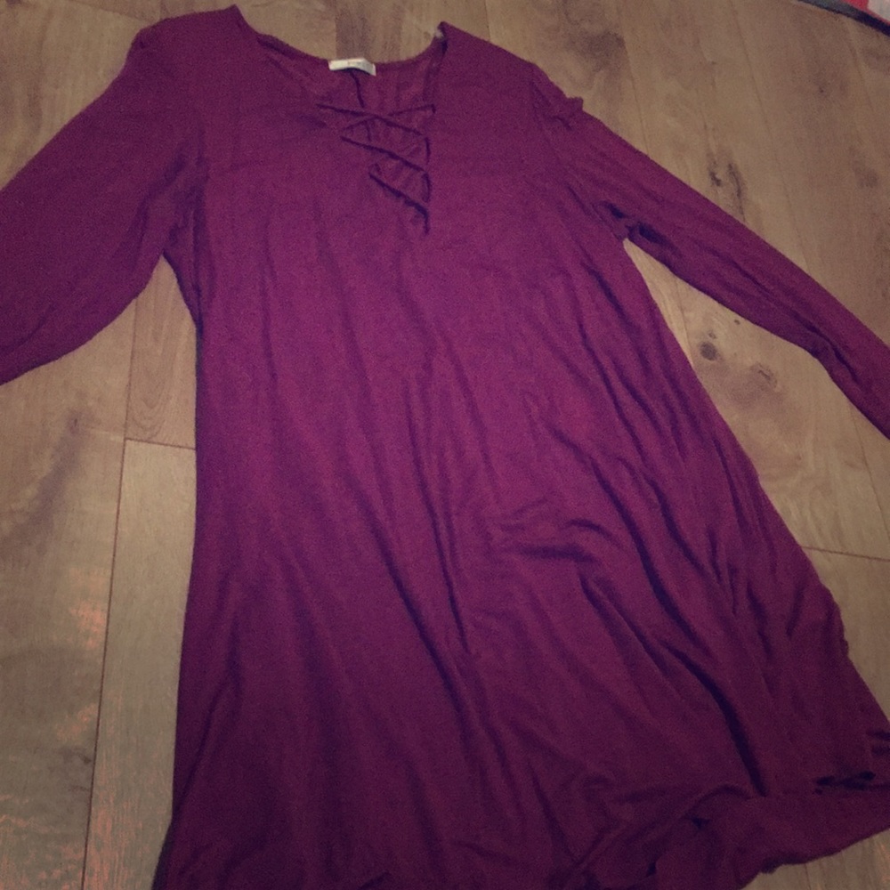 Never been worn purple cutout dress